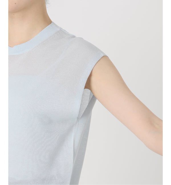  「《予約》【洗える】ウォッシャブルシアーフレンチプルオーバー」|ニット・セーター|