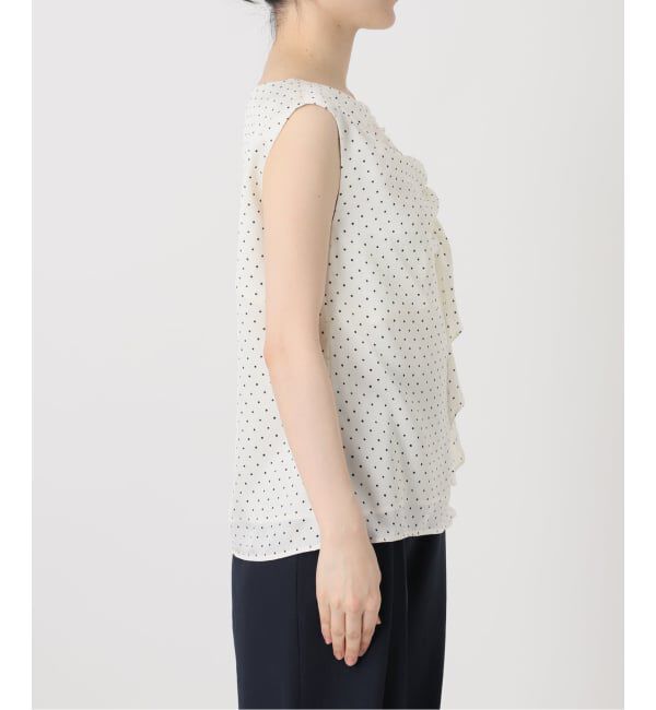  「《予約》【洗える】アシメフリルブラウス」|シャツ・ブラウス|