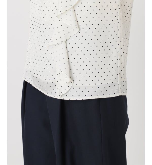  「《予約》【洗える】アシメフリルブラウス」|シャツ・ブラウス|