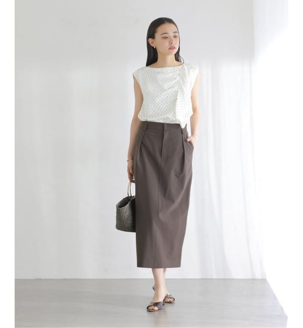  「《予約》【洗える】アシメフリルブラウス」|シャツ・ブラウス|