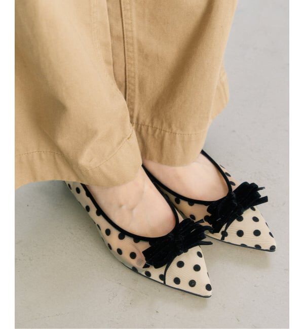  「《追加予約》ポインテッドチュールメニーリボンフラット」|その他|