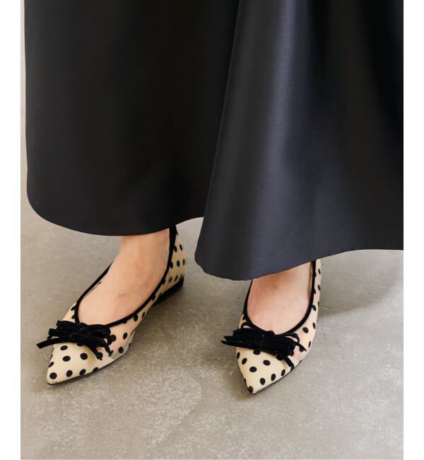  「《追加予約》ポインテッドチュールメニーリボンフラット」|その他|