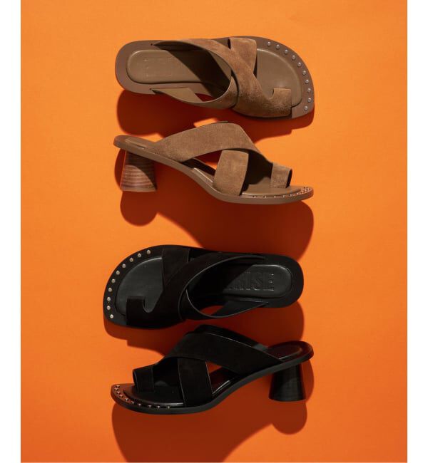 GRISE「GRISE5cmレザーEDGEトングサンダル」|サンダル|