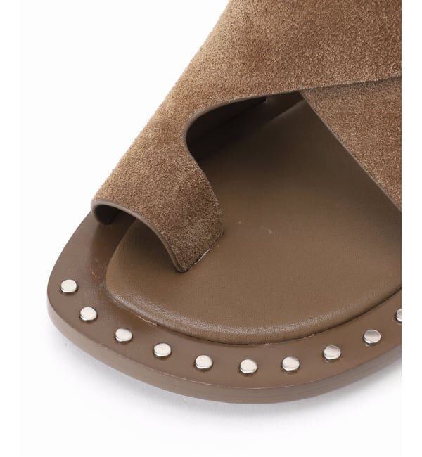 GRISE「GRISE5cmレザーEDGEトングサンダル」|サンダル|