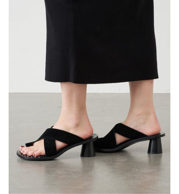 GRISE「GRISE5cmレザーEDGEトングサンダル」|サンダル|