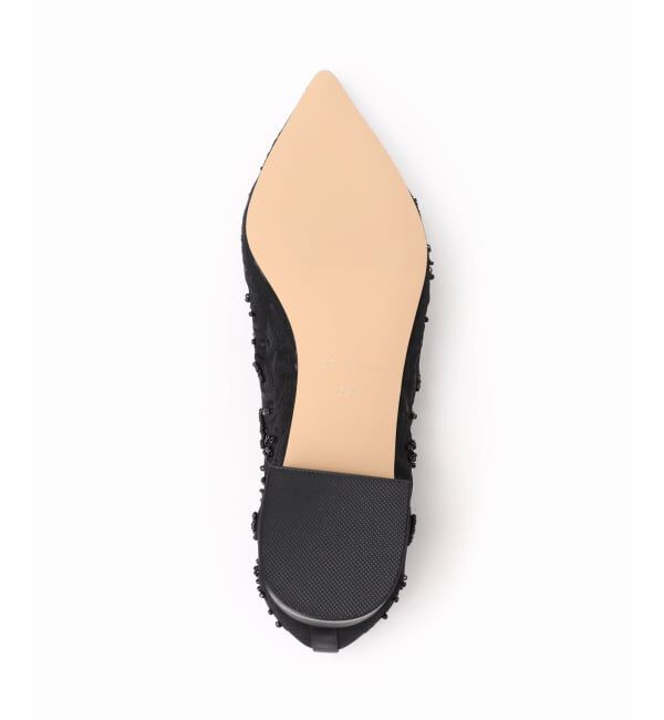  「《追加予約2》ポインテッドフラワーエンブロイダリーフラット」|その他|