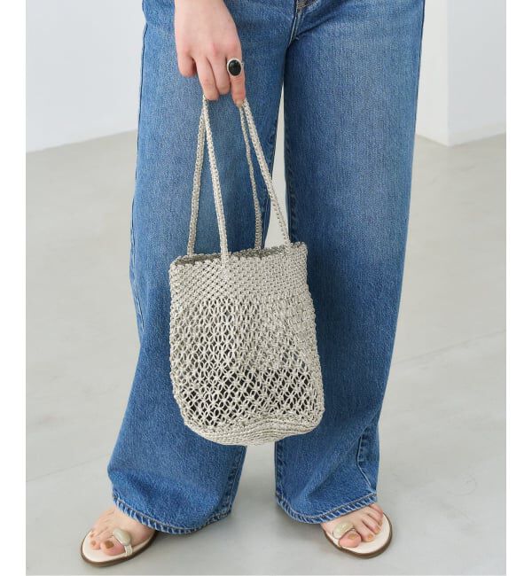  「《予約》THE BAGMATI/バクマティ メタリックメッシュ BAG」|ハンドバッグ|