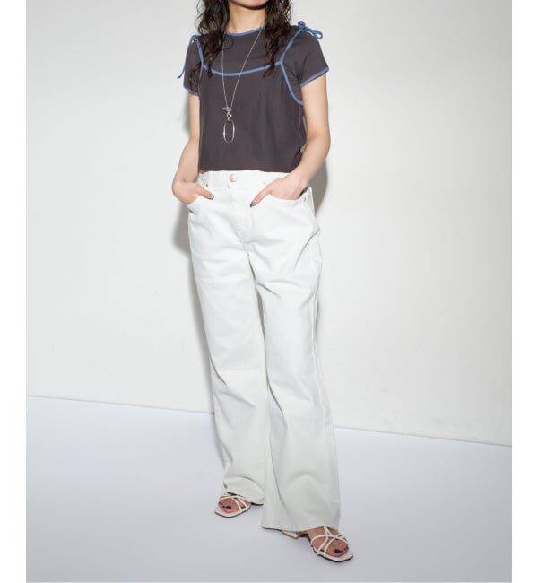 GRISE「《追加予約》GRISE3.5cmクロスメタルストリングサンダル」|サンダル|