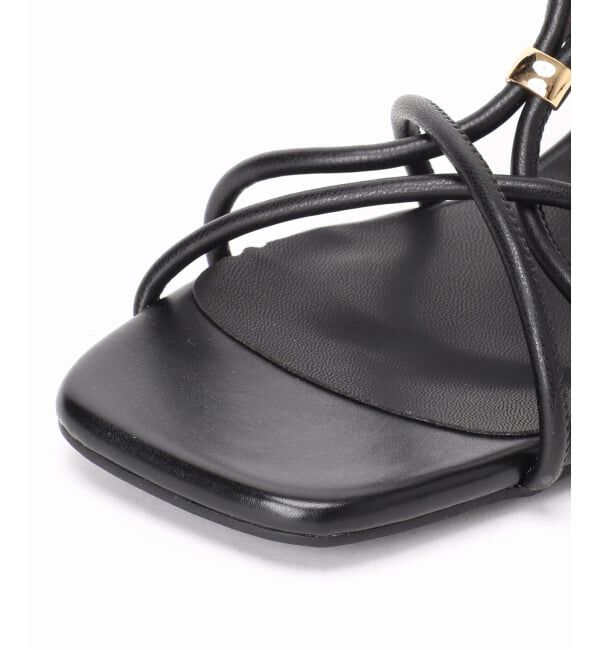 GRISE「《追加予約》GRISE3.5cmクロスメタルストリングサンダル」|サンダル|