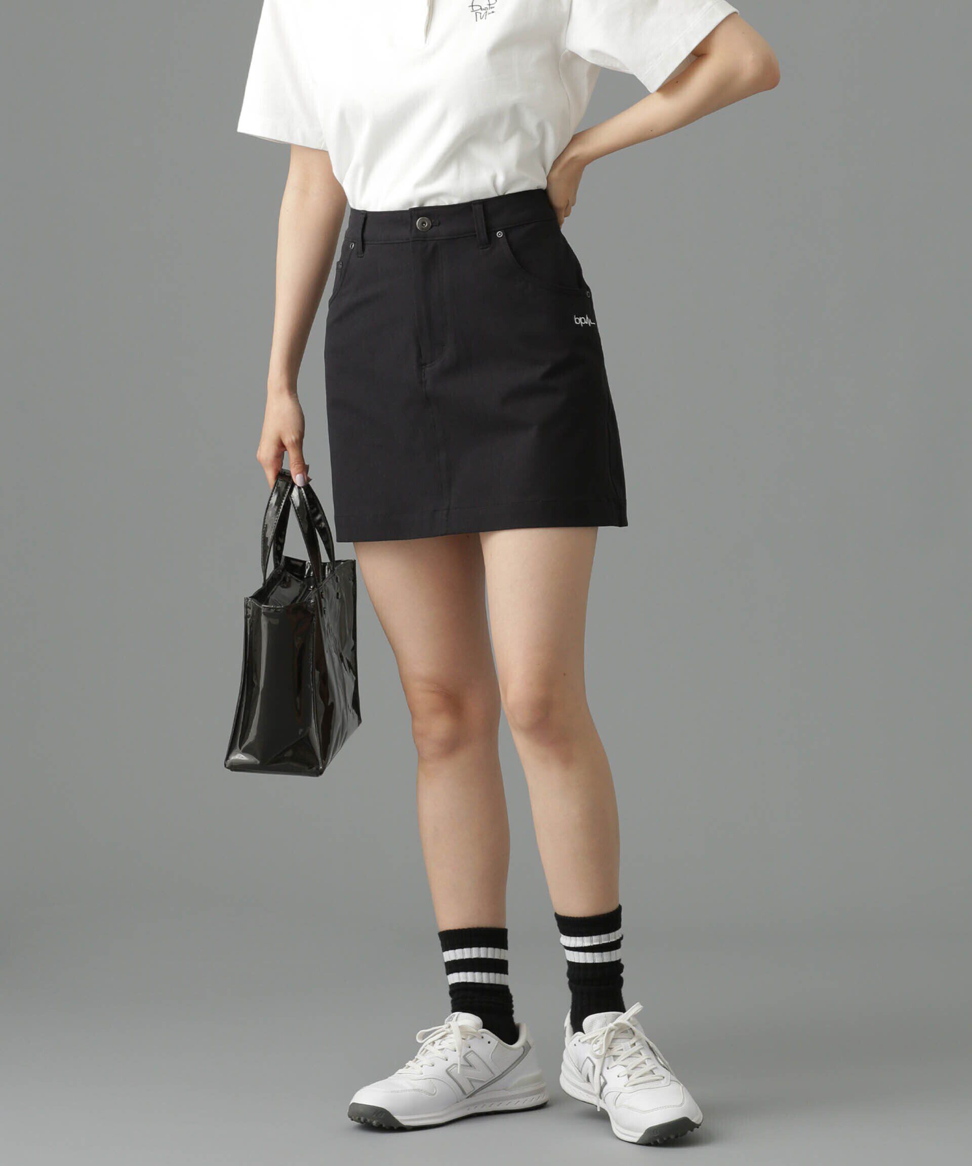 nano･universe「beats per minute/5ポケット台形スカート」|スカート|ブラック