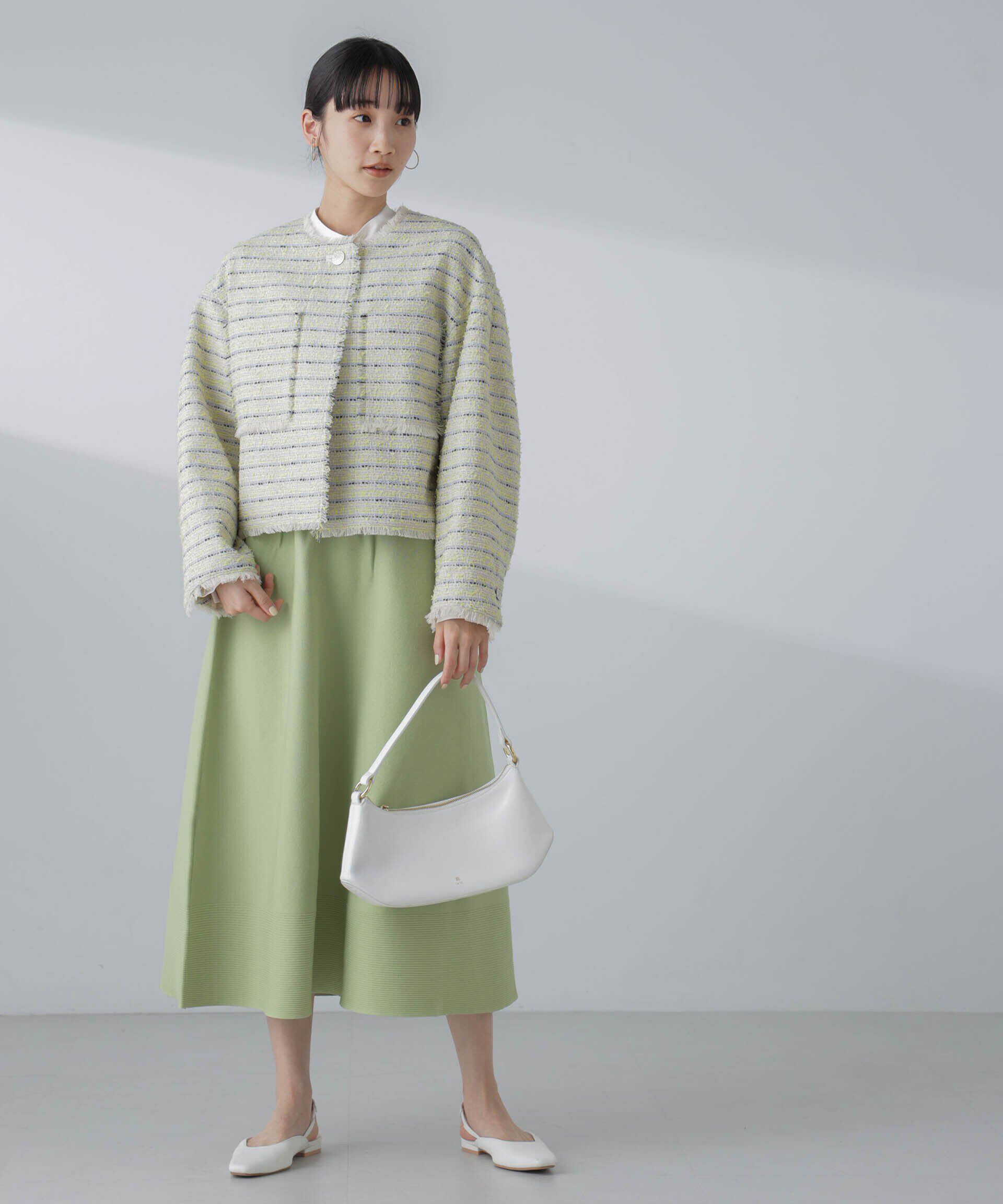 nano･universe「ギャザーフレアニットスカート（セットアップ可）」|スカート|