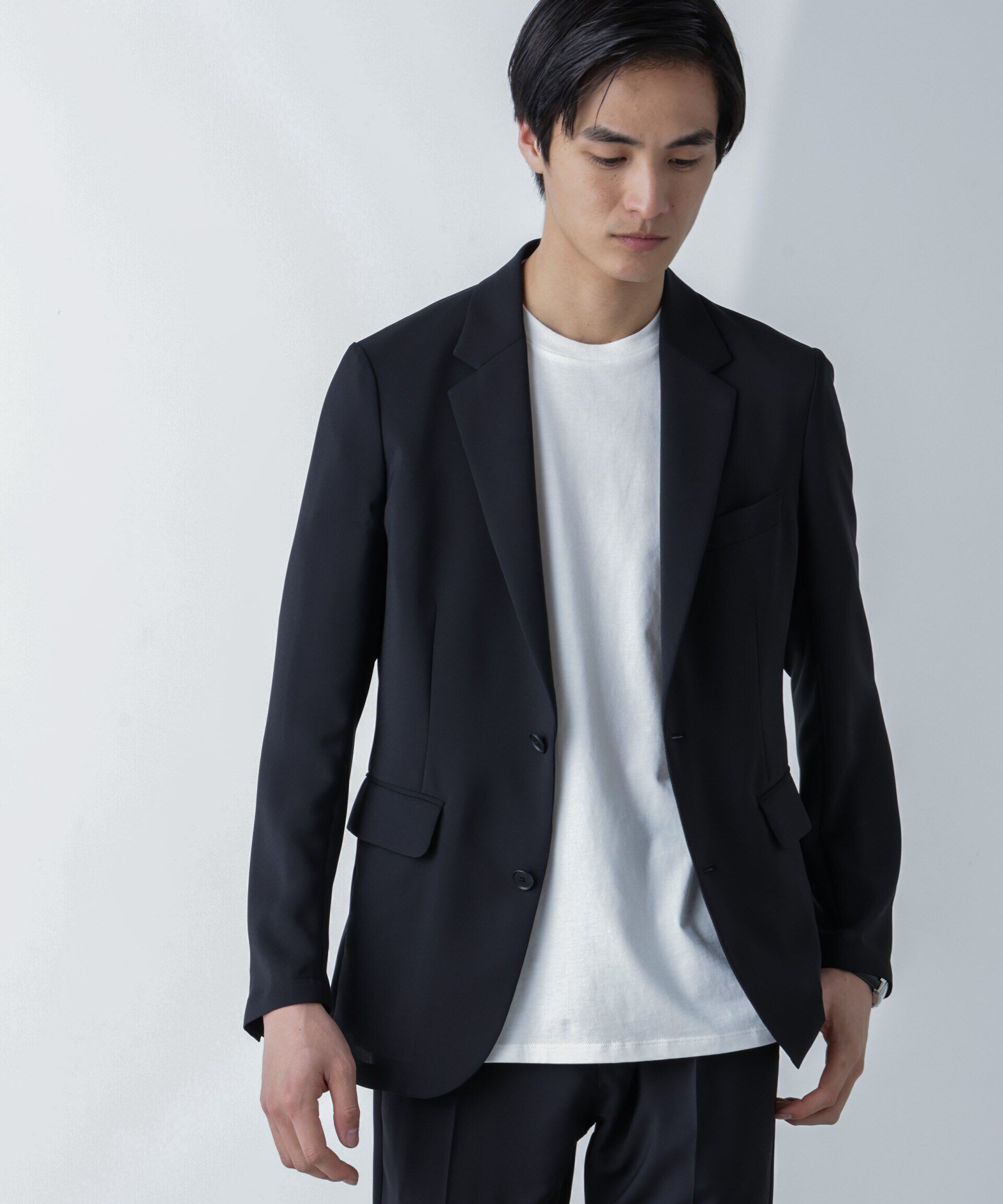 nano･universe「「Damerino」ライトウェイトストレッチセットアップ」|スーツ|