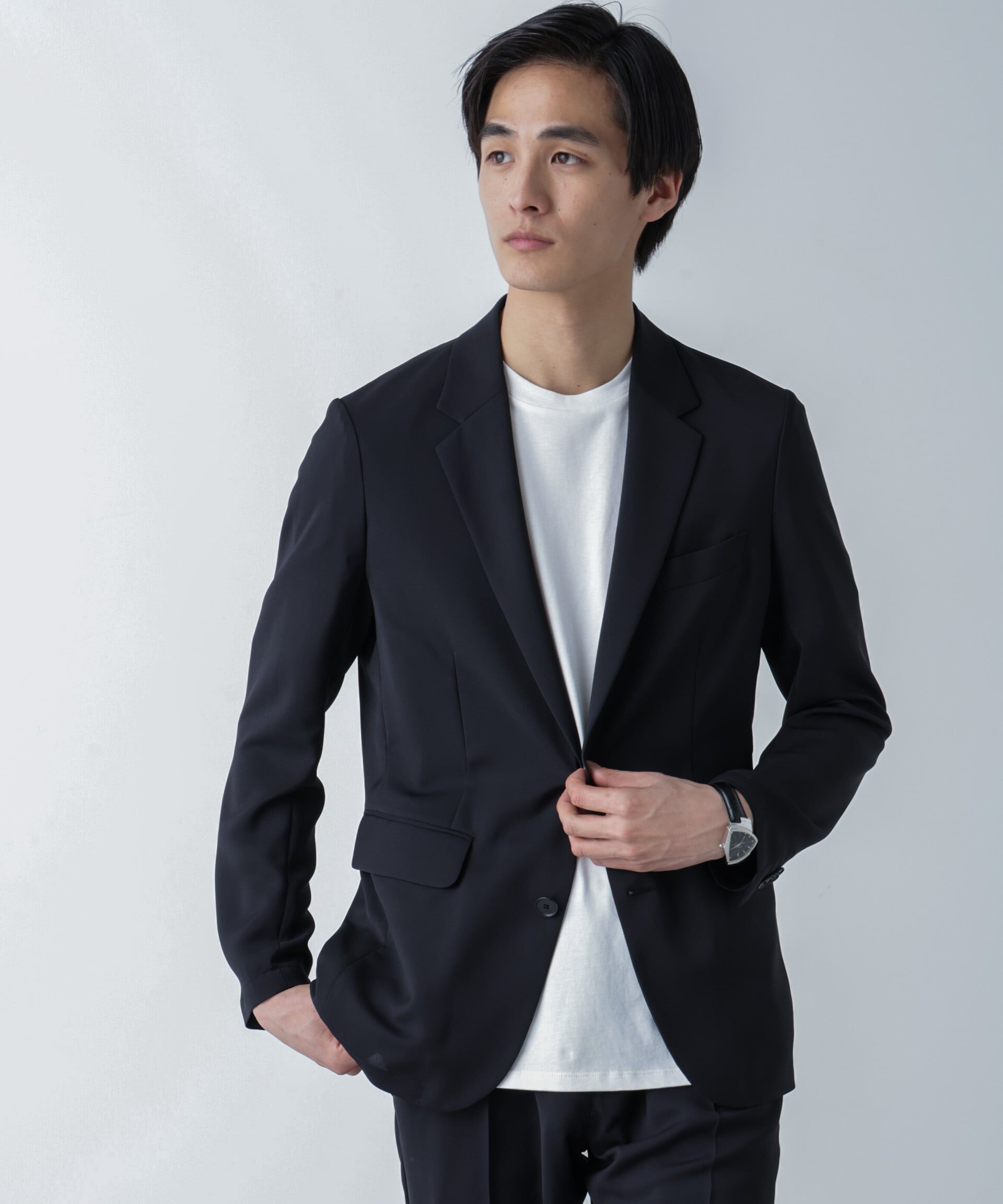 nano･universe「「Damerino」ライトウェイトストレッチセットアップ」|スーツ|