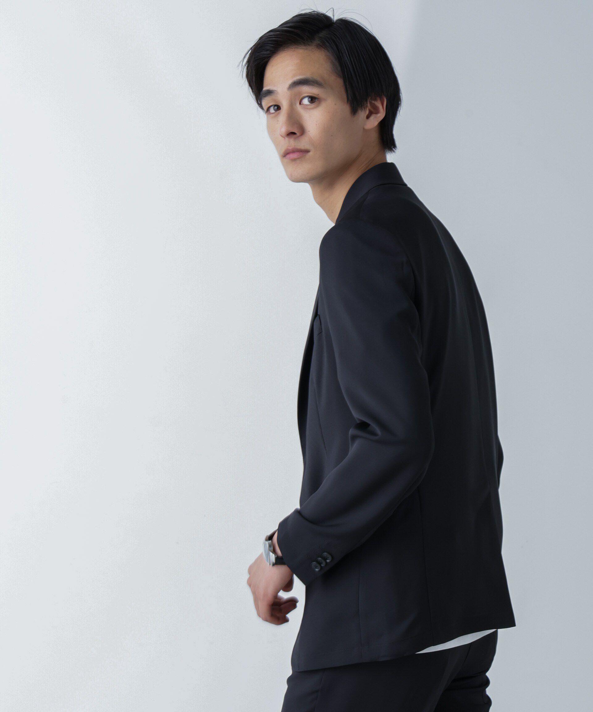 nano･universe「「Damerino」ライトウェイトストレッチセットアップ」|スーツ|