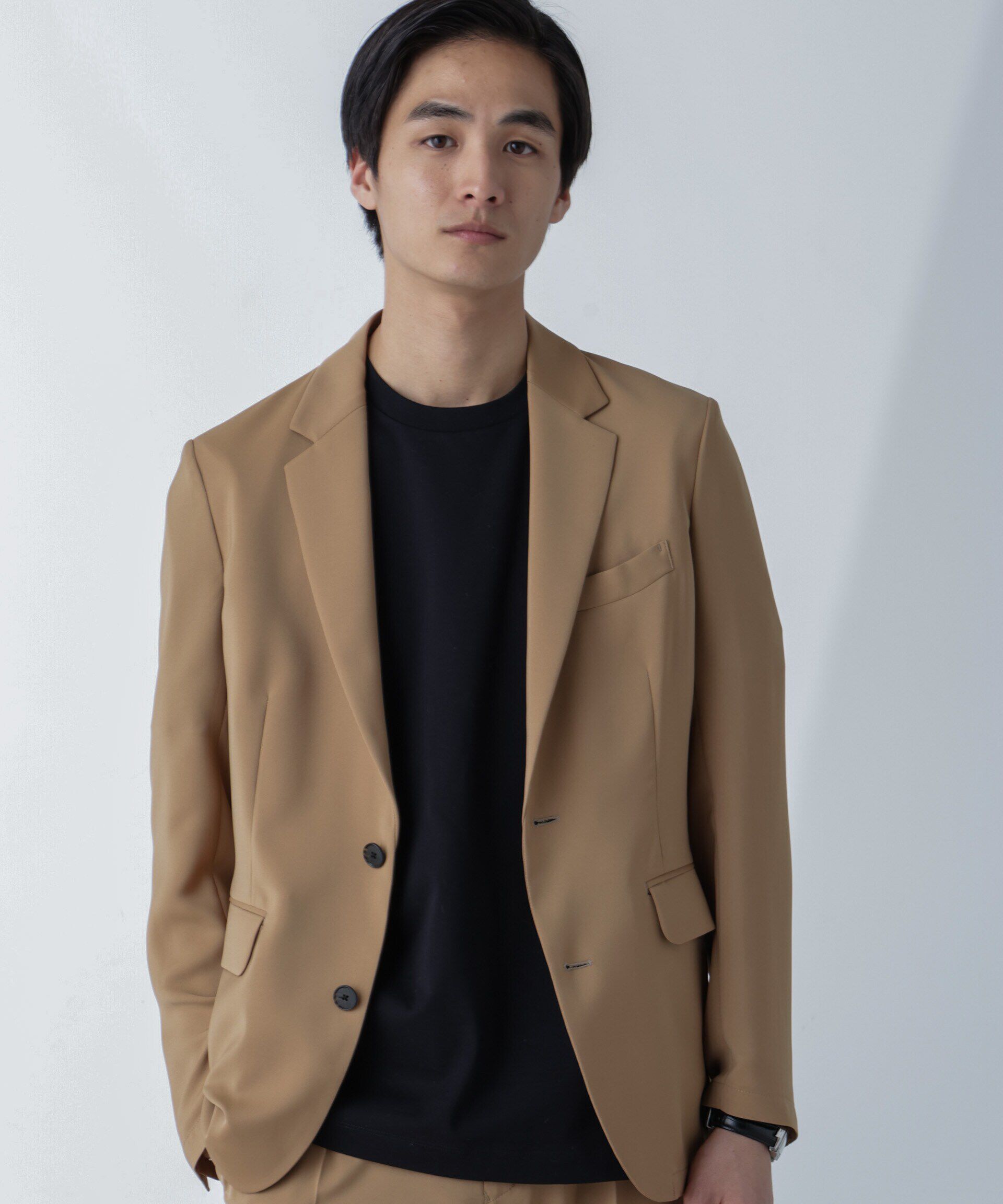 nano･universe「「Damerino」ライトウェイトストレッチセットアップ」|スーツ|