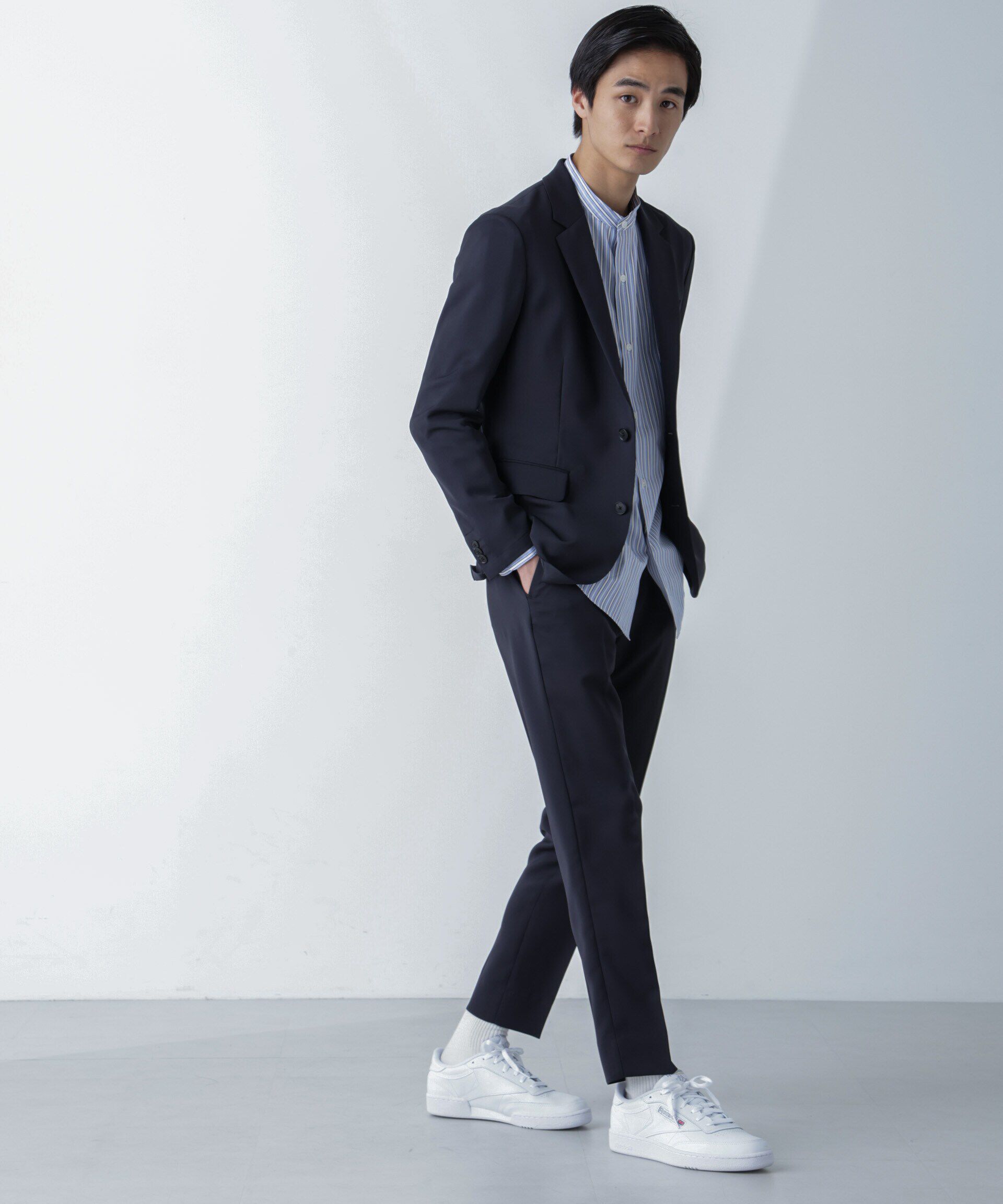 nano･universe「「Damerino」ライトウェイトストレッチセットアップ」|スーツ|