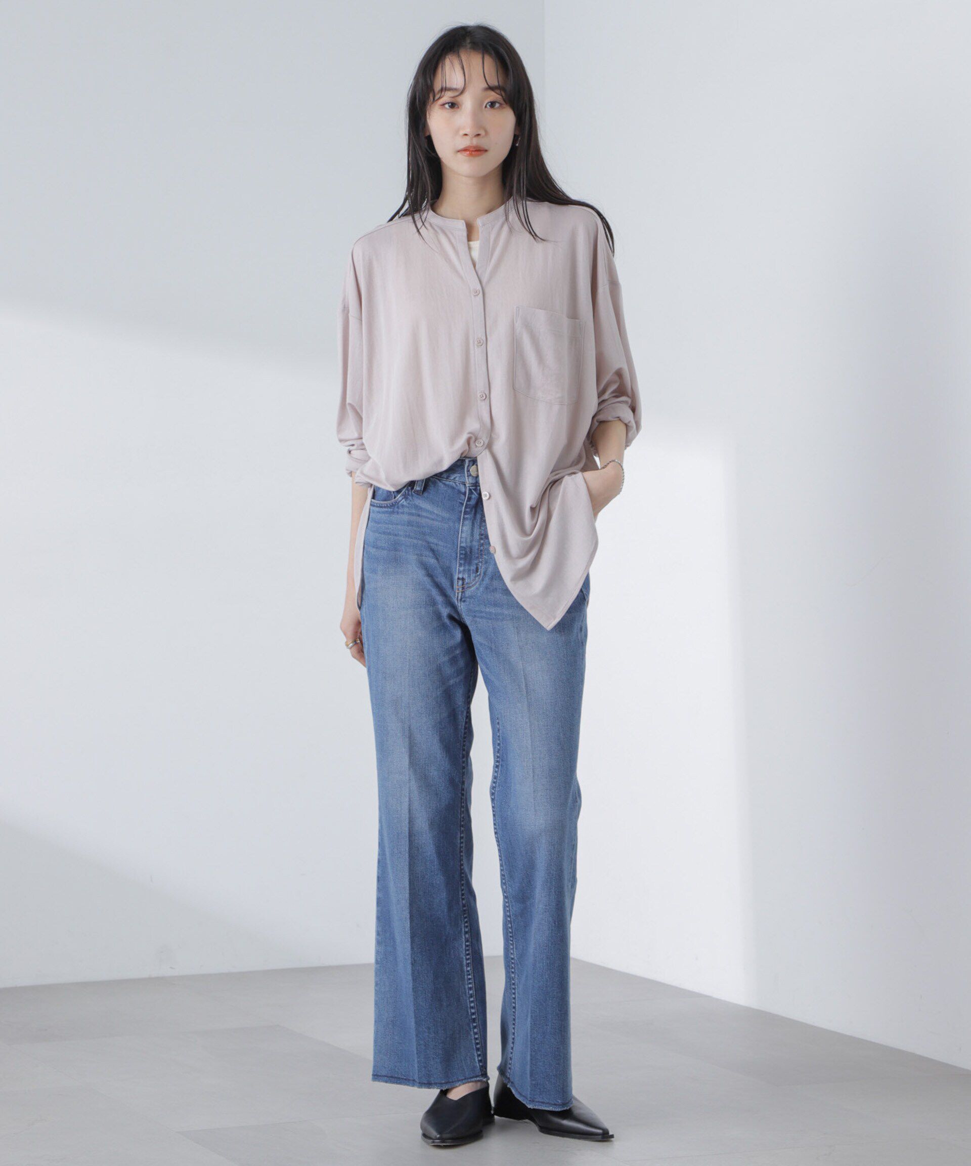 nano･universe「シアーカットワイドシャツ」|Tシャツ・カットソー|