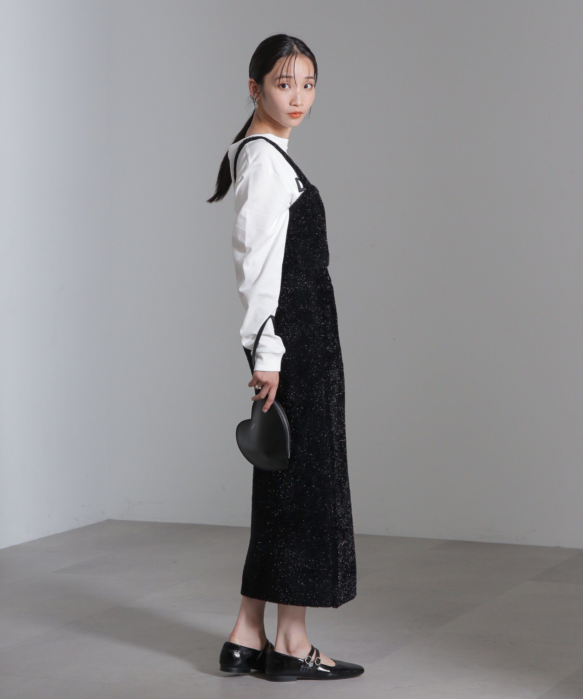 nano･universe「ラメシャギーニットスカート(セットアップ可)」|スカート|