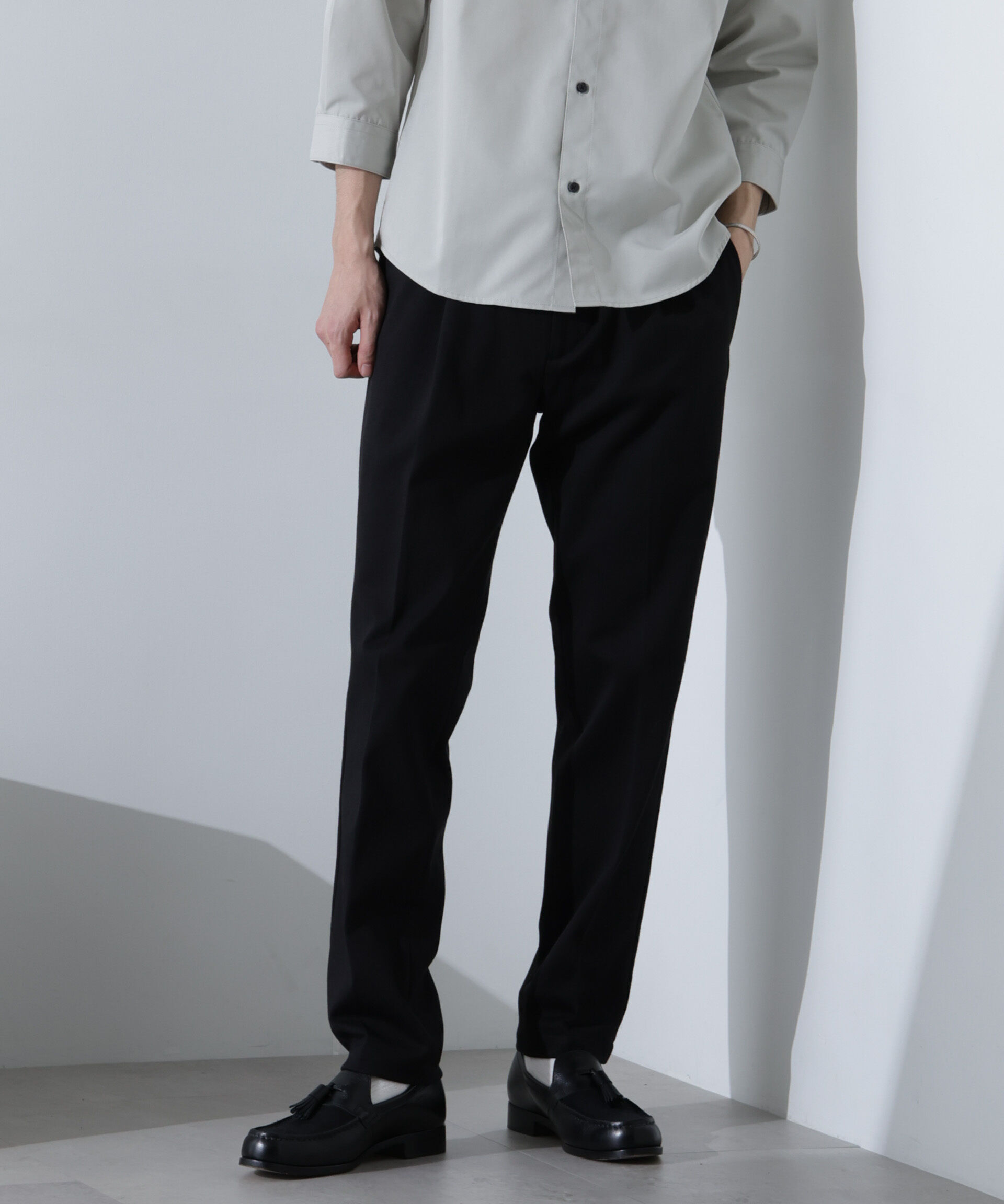 nano･universe「ストレッチカノコスラックス(セットアップ可)」|チノ|