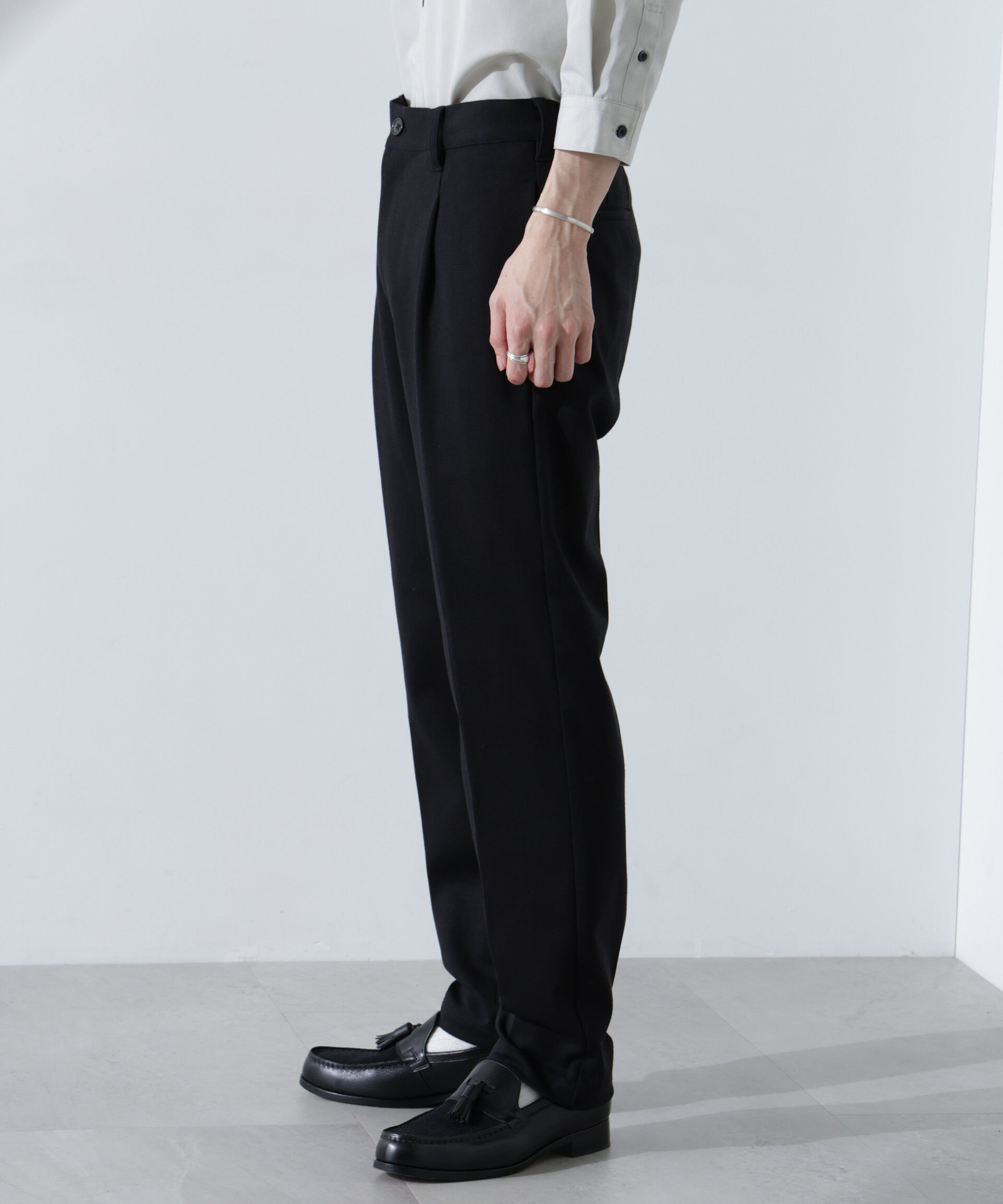 nano･universe「ストレッチカノコスラックス(セットアップ可)」|チノ|