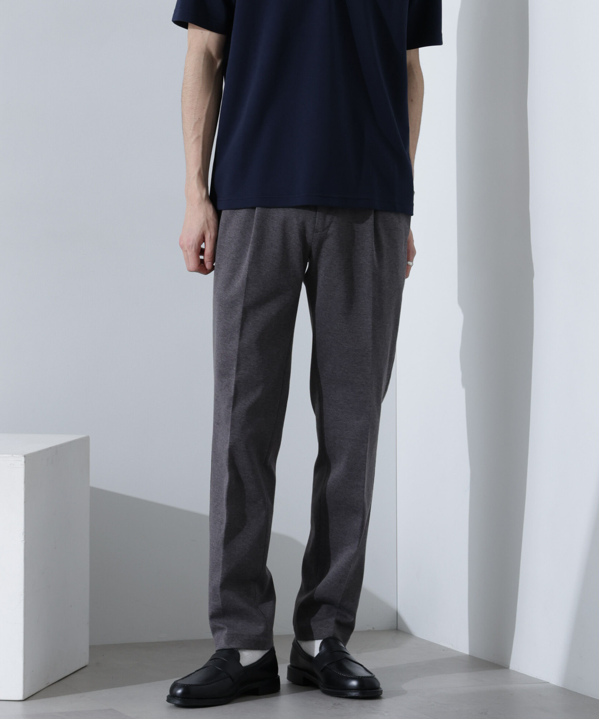 nano･universe「ストレッチカノコスラックス(セットアップ可)」|チノ|