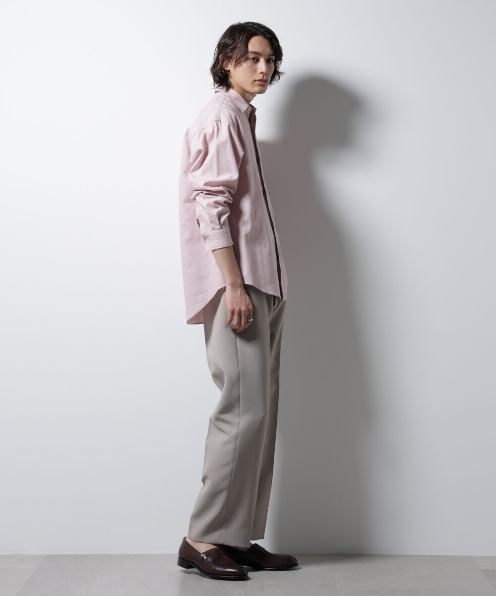 nano･universe「「BELGIUM LINEN FABRICS」リネンコットンレギュラーシャツ」|シャツ・ブラウス|