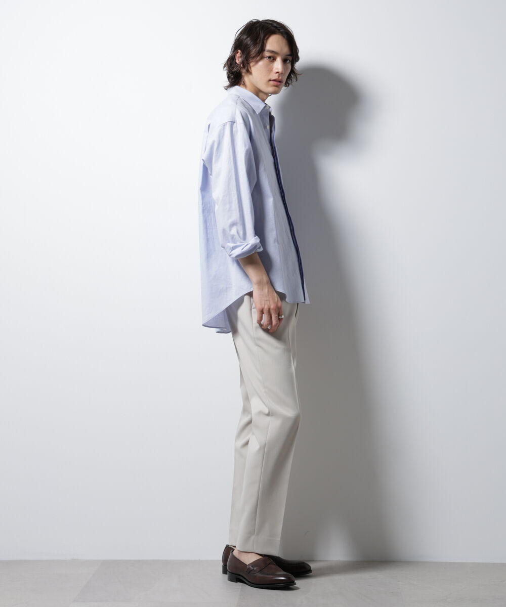 nano･universe「「BELGIUM LINEN FABRICS」リネンコットンレギュラーシャツ」|シャツ・ブラウス|