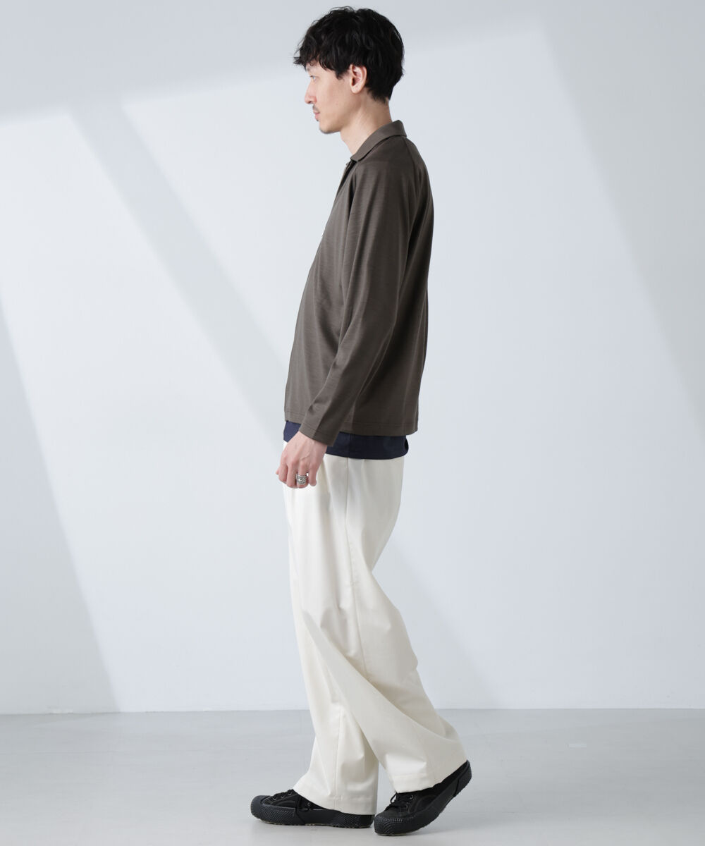 nano･universe「「ALL-DAYS COMFORT 100% WOOL」 ZIPプルオーバー」|Tシャツ・カットソー|