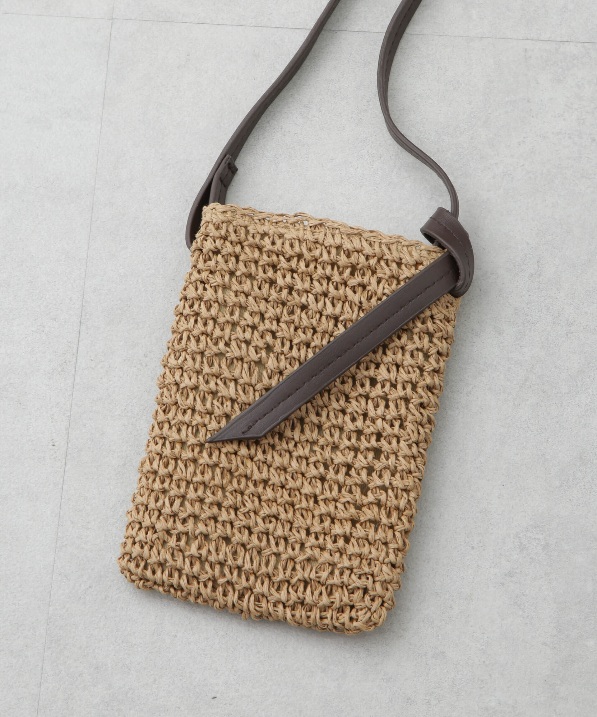 nano･universe「ストローメッシュスクエアポーチ」|ショルダー・メッセンジャー|