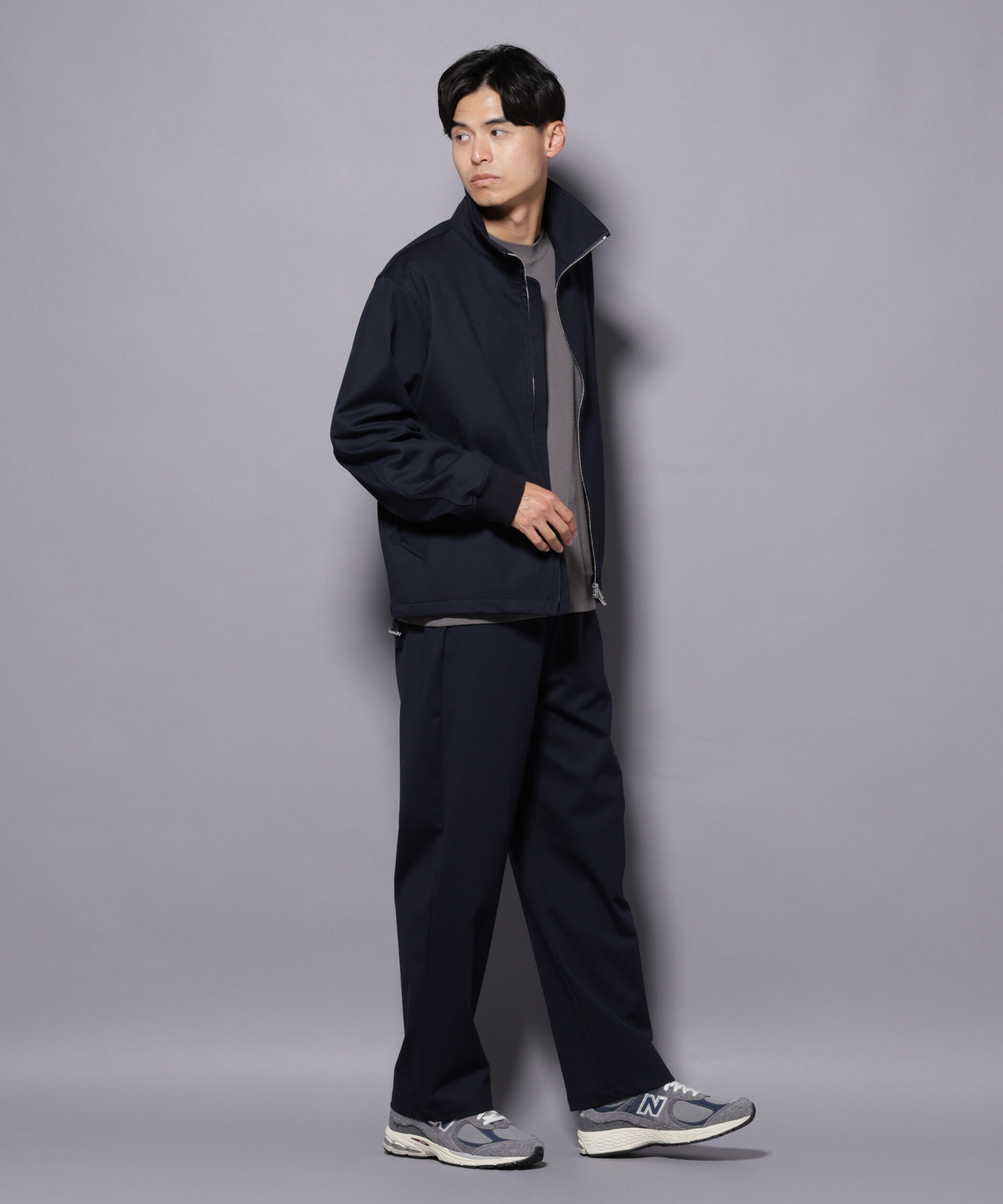 nano･universe「DELEGANTE TECH+ バルーンブルゾン」|ブルゾン・スタジャン|