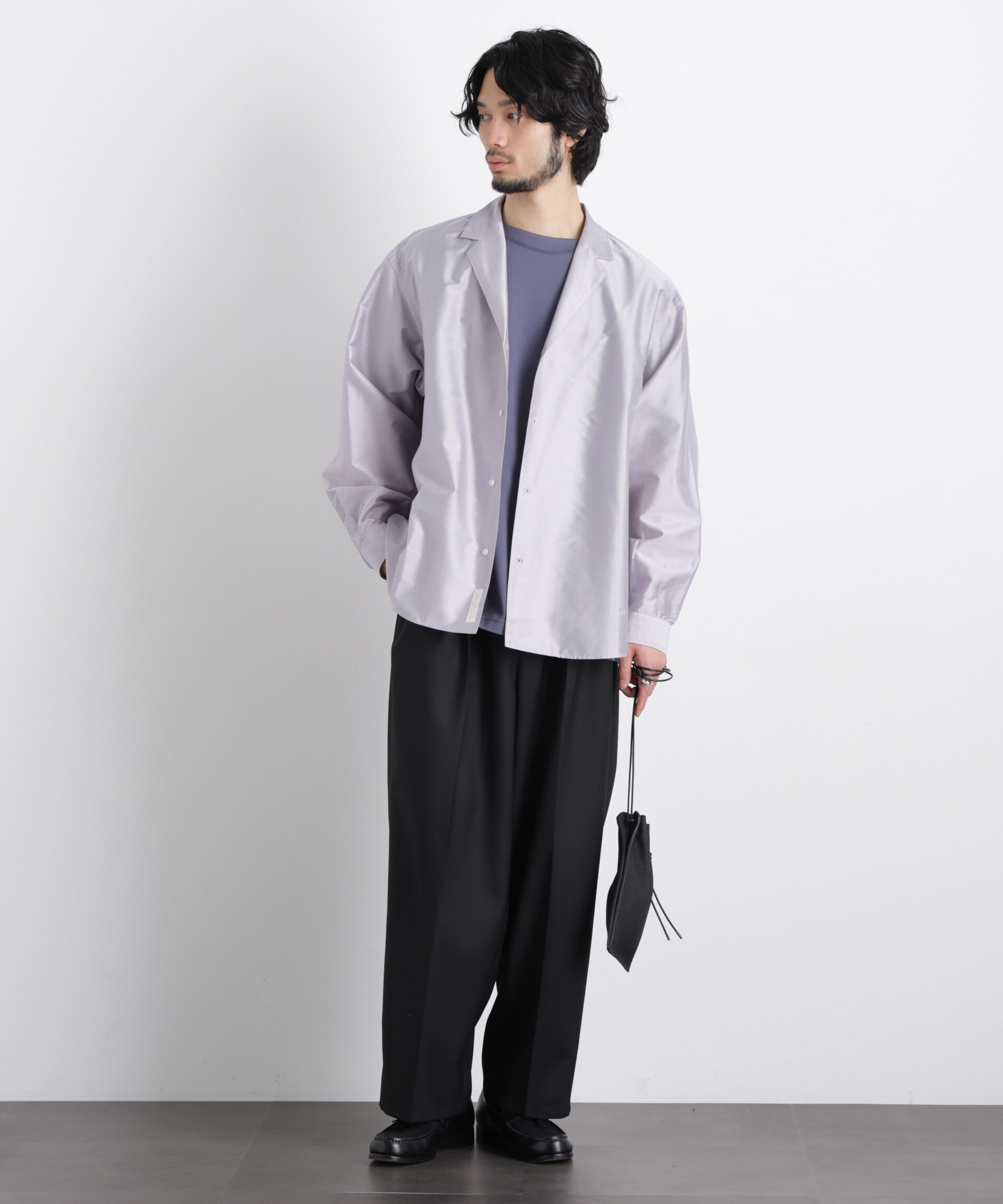 nano･universe「｢OtoNANO｣ 大人のワイドシャツ テーラードカラーシャツ」|シャツ・ブラウス|