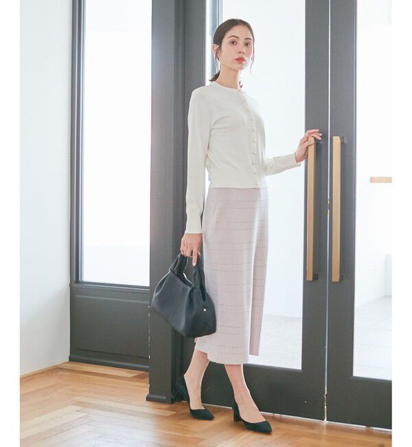 組曲「【洗える】アイレットパターン ニットスカート」|スカート|