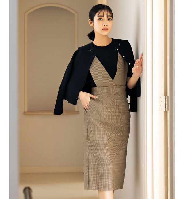 組曲「【2WAY】2WAYジャンパー スカート」|スカート|ベージュ系3