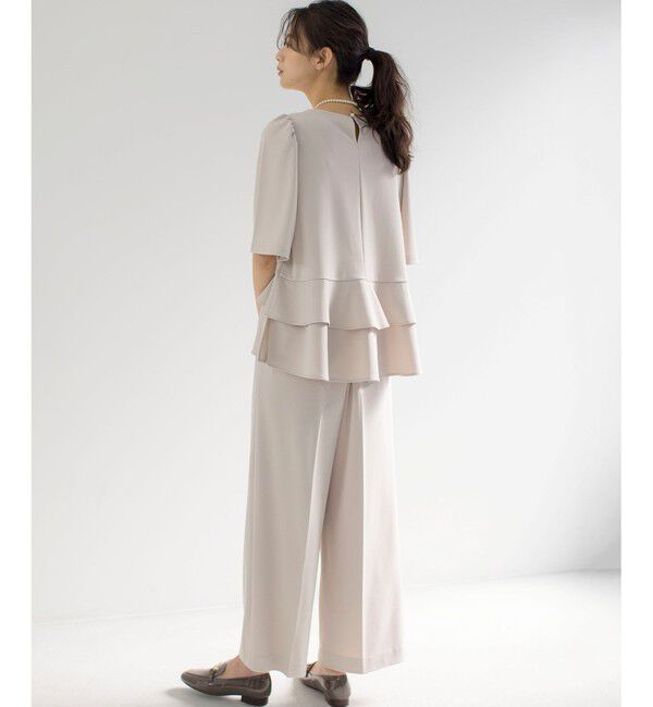 組曲「【WEB限定】ジョーゼットジャージーワイド パンツ」|その他|