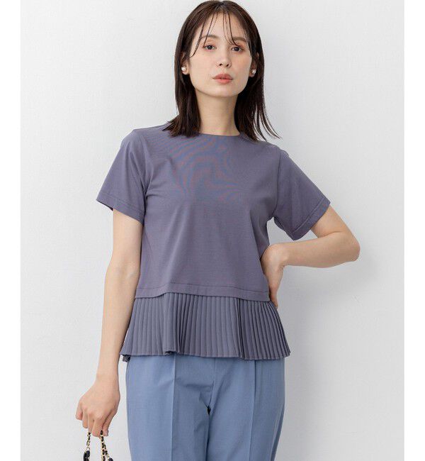 組曲「クールプレーティング天竺プリーツ カットソー」|Tシャツ・カットソー|ﾁｬｺｰﾙｸ