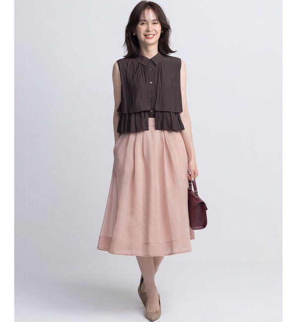 組曲「【WEB限定】シアーボイルタックフレア スカート」|スカート|