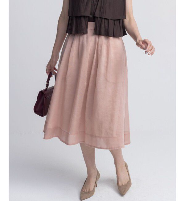 組曲「【WEB限定】シアーボイルタックフレア スカート」|スカート|