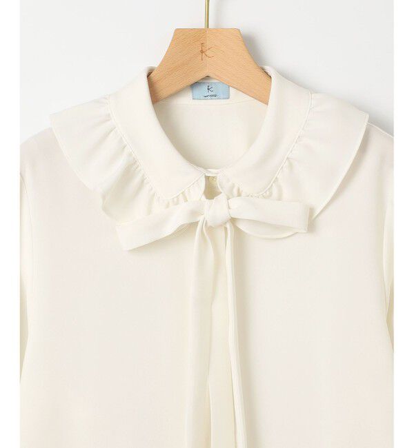 組曲「【WEB限定】ボウタイ付きフリルカラー ブラウス」|シャツ・ブラウス|