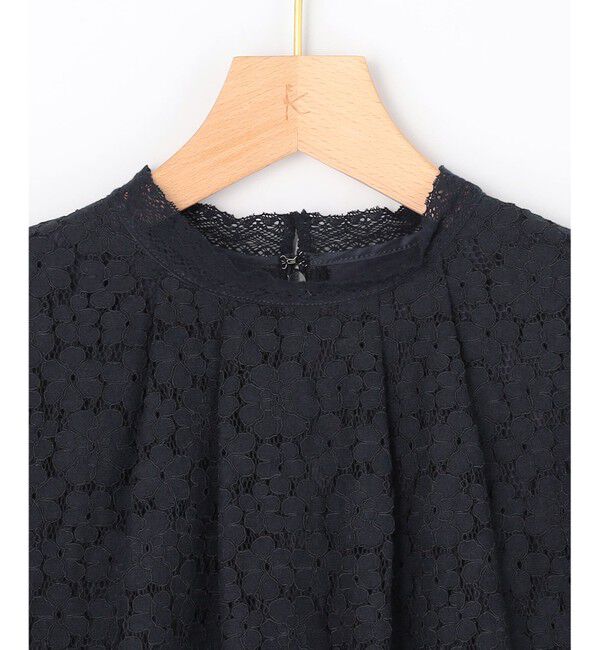 組曲「【WEB限定】フラワーラッセルレーススタンド襟 ブラウス」|シャツ・ブラウス|