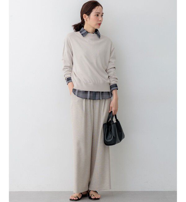 組曲「【WEB限定】コットンニット プルオーバー」|ニット・セーター|