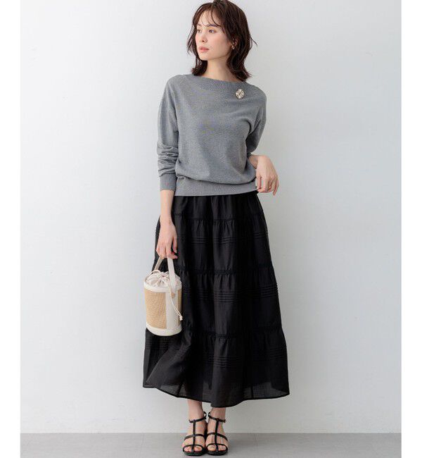 組曲「【WEB限定】コットンニット プルオーバー」|ニット・セーター|