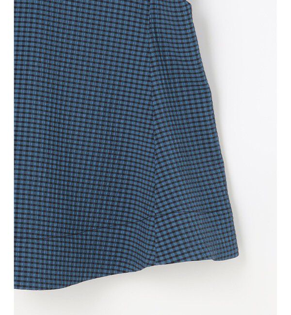 組曲「サッカーギンガムチェック ペプラムブラウス」|シャツ・ブラウス|