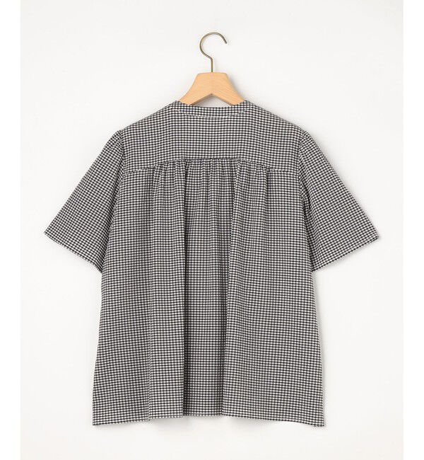 組曲「【WEB限定】サッカーギンガムチェック フロントフリルブラウス」|シャツ・ブラウス|