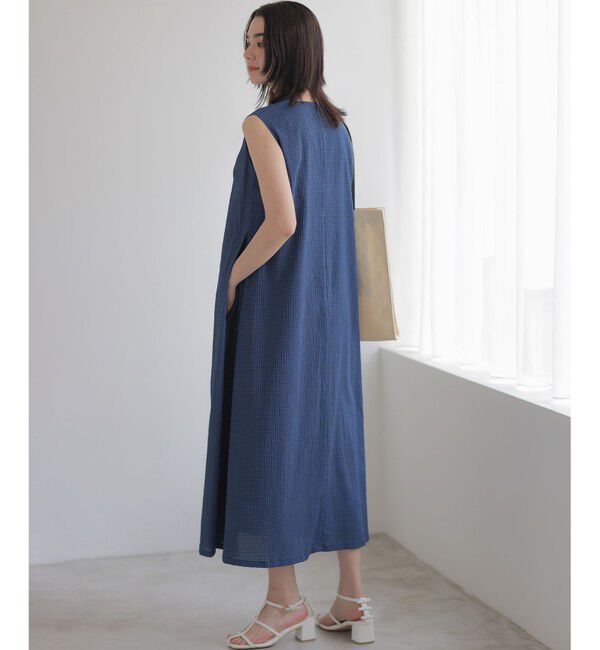 組曲「サッカーギンガムチェック Aラインワンピース」|ワンピース|