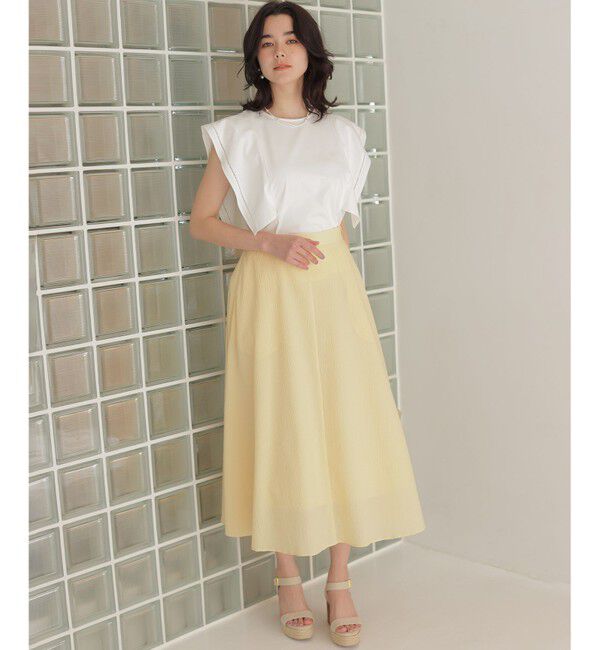 組曲「サッカーギンガムチェック フレアスカート」|スカート|