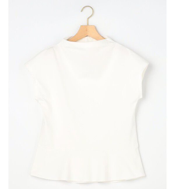 組曲「【WEB限定】プレーティング天竺  ペプラムカットソー」|Tシャツ・カットソー|