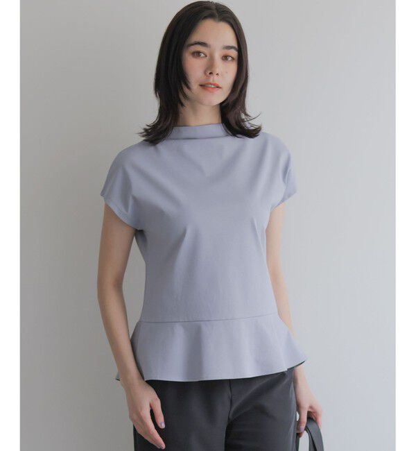 組曲「【WEB限定】プレーティング天竺  ペプラムカットソー」|Tシャツ・カットソー|ﾌﾞﾙｰｸﾞ