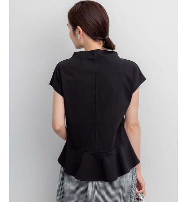 組曲「【WEB限定】プレーティング天竺  ペプラムカットソー」|Tシャツ・カットソー|