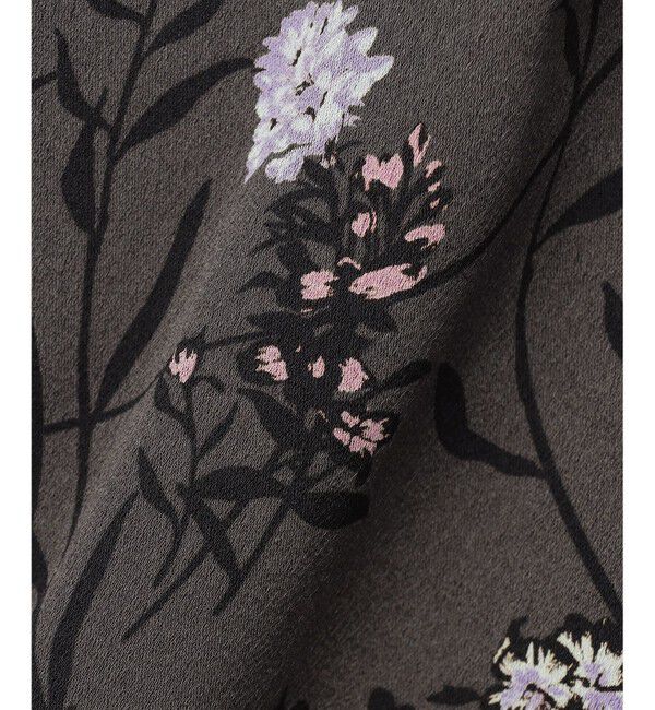 自由区「【WEB&一部店舗限定・新色追加・定番人気・着用動画あり】ハーバルフロープリント8分袖 ワンピース」|ワンピース|