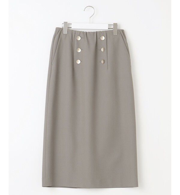 自由区「【洗える】オックスストレッチストレート スカート」|スカート|